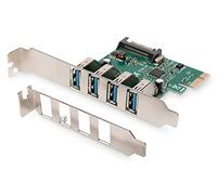 DIGITUS USB 3.0, 4 Port, PCI Express Add-On card 4 Ports A/F External, VL805 chipset