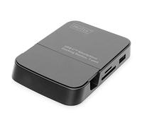 DIGITUS USB 3.1 Gen 1 Type-C Smartphone Docking Station 7-port - charging port, HDMI, USB 3.0, USB 2.0, card reader - black