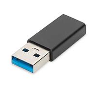 Digitus USB 3.2 Gen1 USB Adapter - Adapter - USB A (male) to USB C (female) - 5 Gbit/s - Adapter cable, USB cable - Black