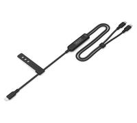 DIGITUS 2-in-1 USB-C cable - Type-C to Type-C - 1.8 m - 140 W - Power Delivery 3.1 - USB 2.0 480 Mbps - Charging cable for laptop, tablet, smartphone - Black