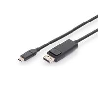 Digitus Ak-300333-020-s 1.8 M Usb-c To Displayport Adapter Black