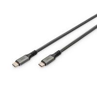 DIGITUS USB-C Connection Cable - USB 4.0 - Power Delivery 3.0-40 Gbps - 8k/60Hz