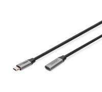 Digitus DB-300230-010-S USB 3.2 Gen 1 USB-C Cable Black 1m Shielde...