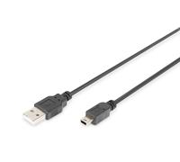 Digitus USB 2.0 Connection Cable, Type A to Mini B