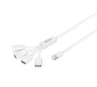 Digitus USB-Hub - 4 Ports - High-Speed USB 2.0-480 MBit/s - Spider USB (Digitus)