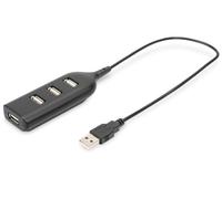 Digitus Usb Hub Usb External Black 4 Total Usb PortS 4 Usb 2.0 PortS Pc Mac AB-50001-1