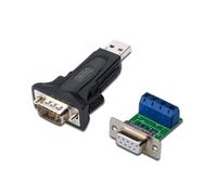 DIGITUS USB to serial adapter - RS485 converter - USB 2.0 Type-A to DSUB 9M - FTDI FT232RL chipset - Incl. 80 cm cable