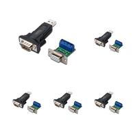 Digitus USB to serial adapter - RS485 converter - USB 2.0 Type-A to DSUB 9M - FTDI FT232RL chipset - Incl. 80 cm cable (Pack of 5)