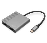 Digitus 4k 18 Cm Usb-a To Hdmi Adapter Silver