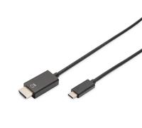Digitus USB Type-C adapter cable, Type-C to HDMI A M/M, 5.0m, 4K/60Hz, 18GB, CE,