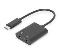 DIGITUS USB-C to headphone jack adapter - 20 cm