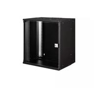 Digitus SoHo Pro Metal Wall Mount Network Cabinet, 12U, Black, 400 mm Deep, 60 kg Weight Capacity