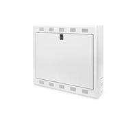 DIGITUS DVR NVR housing wall mounting - 2U 19" profile - mounting plate (incl. 1U 19") - 12" monitor mount - light grey