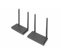 DIGITUS Wireless HDMI KVM Extender Set 200 m Full HD DS-55321 Black Full-HD / 2K