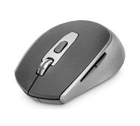 DIGITUS Wireless Optical Mouse 6D 2.4GHz 800/1000/1600DPI Black Grey
