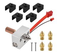 DiGiYes Assembled 300 Celsius Degree Capable Hot End Kit Fit for Ender 3 S1 / Sermoon V1 / CR10 Smart pro with Extra Nozzles and Sleeves, Easy Installation Efficient Heater Block Kit