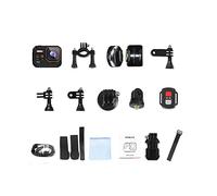 DIGNIFE Action Camera, 4k Action Camera Waterproof HD With Remote Control Screen Sport 4K Camera Drive Recorder Sports Camera Helmet Snorkeling Action Cam(With 16G TF Card)