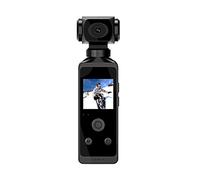 DIGNIFE Action Camera, 4K Pocket Action Camera HD LCD Screen 270° Rotatable Mini Sports Camera With Waterproof Case For Helmet Travel