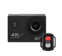 DIGNIFE Action Camera, Action Camera Ultra HD 4K WiFi Remote Control Sports Video Recording Camera Underwater Waterproof 170°Wide Angle Mini Camera(Nero)