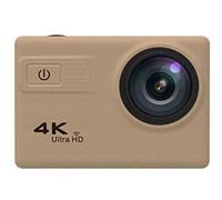 DIGNIFE Action Camera, HD 4K Sports Waterproof Camera Diving Aerial Photography Riding 2.0 Inch WIFI Sports DV(Golden)