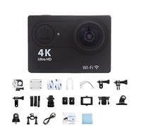 DIGNIFE Action Camera, New 4k HD Mini Action Camera, 2.0” Screen WiFi Remote Control Sport Camera, Underwater Waterproof Helmet Video Recording Cameras(No Card,Nero)