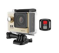 DIGNIFE Action Camera, Original 20MP WiFi Action Camera, Outdoor 1080P 60fps 2.0" Ultra HD 4K, Mini Helmet Camera, Waterproof Sports Camer(Gold)
