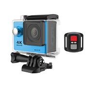 DIGNIFE Action Camera, Original 20MP WiFi Action Camera, Outdoor 1080P 60fps 2.0" Ultra HD 4K, Mini Helmet Camera, Waterproof Sports Camer(Blu)