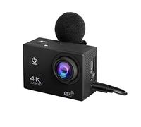 DIGNIFE Action Camera, Outdoor Waterproof Sports Camera With Microphone 4K Ultra-clear Video Camera Sports DV Camcorder Camera(AT-Q30RM)