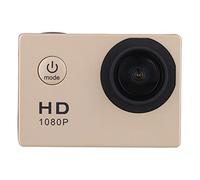 DIGNIFE Action Camera, Sports Camera Mini DV Outdoor Waterproof Video Camera 2.0 Inch Sports Camera(Golden)