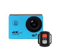 DIGNIFE Action Camera, Sports Camera Ultra HD 4K WiFi Remote Control Sports Camera 170D Waterproof Sports DV Helmet Camera(Blu)