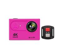 DIGNIFE Action Camera, Ultra HD Underwater Camera, H9R 4K Remote Control Sports Video Recording Camcorder DVR DV Waterproof Pro Mini Helmet Camera Accessories Kit(Rosso)
