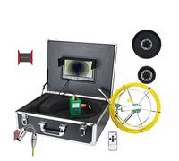 DIGNIFE Sewer Inspection Camera, 9 Inch 17MM Sewer Camera Waterproof Industrial Pipeline Endoscope With DVR Video Drain Sewer Industrial Endoscope System Machine Downhole TV 50M(F9119-30M)