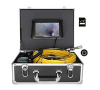 DIGNIFE Sewer Inspection Camera, Sewer Camera 17mm 8GB SD Card DVR Sewer Pipe Inspection Video Camera, IP68 Drain Sewer Pipeline Industrial EndoscopeWith 7inch Monitor 20/30/40/50M(20m)
