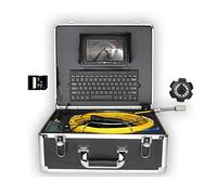 DIGNIFE Sewer Inspection Camera, Sewer Camera With Locator, 22mm Sewer Pipe Inspection Video Camera With Keyboard, 8GB Card DVR IP68 Drain Sewer Pipeline Industrial Endoscope With 7inch Monitor(20m)