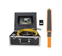 DIGNIFE Sewer Inspection Camera, Sewer Camera With Locator, Drain Sewer Industrial Endoscope 9inch Monitor DVR 22MM IP68 HD 1000TVL Sewer Pipe Inspection Video Camera 512HZ 12PCS LED Lights(20m)