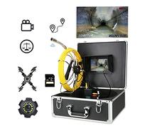 DIGNIFE Sewer Inspection Camera, Sewer Camera With Locator, Sewer Pipe Inspection Camera 7 Inch DVR Monitor 20M Meter Counter Auto Self Leveling 512HZ Transmitter Pipe Locator 22MM(40 m)