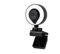 DIGNIFE Webcams, Portable Full HD 1080P 2K 4K Webcam PC Laptop Auto Focus Webcam Live Streaming Flexible With Microphone Live Broadcast WithLight(4K AF)