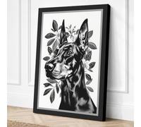 Dignified Companion Botanical Canvas Wall Art Print 24x16 Inch (61 x 41 cm)