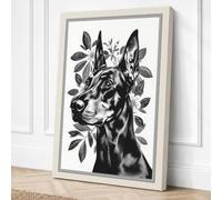 Dignified Companion Botanical Canvas Wall Art Print 24x16 Inch (61 x 41 cm)