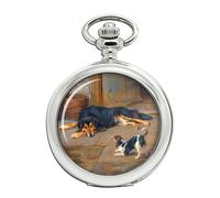 Dignity and Impudence dogs by Wright Barker Pocket Watch