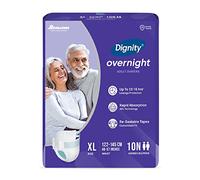 DIGNITY Overnight Tape Style Adult Diapers - XL (10 Pieces) With Wetness Indicator and Leakage Protection Upto 12-16 Hrs.