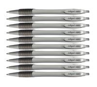 DIGNO SoftGrip Retractable Ballpoint Pens, BLACK, Medium Point (1.0mm), Pack of 10, Comfort Ball Pens, Rubber Grip, School Office Home Professional Business Use