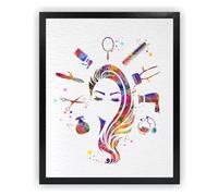 Dignovel Studios 11X14 Cartoon Comics Castle Inspired Watercolor Art Print Kids Wall Poster N155
