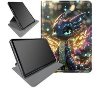 DIGTIALL 360° Rotating Case for 6" All New Kindle 10th Generation 2019 Release, Slim Smart Protective Cover with Auto Wake/Sleep Stand,Luminous Fantasy Little Dragon