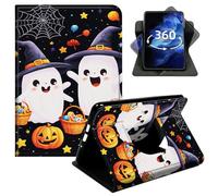 DIGTIALL 360° Rotating Case for Fire 7 2022 & Fire 7 Kids Tablet 12th Gen 2022 Release 7", Smart PU Leather Stand Protective Cover with Auto Wake Sleep,Witches