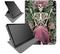 DIGTIALL 360° Rotating Stand Case for Samsung Galaxy Tab A 8.4 2020 Model SM-T307 - Smart Protective Cover with Auto Wake/Sleep, Lightweight Full-Body Kickstand Case,Skeleton Tarot Card