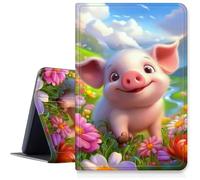 DIGTIALL Case for 6.8" Kindle Paperwhite 11th Generation 2021/2024 & Kindle Signature Edition, PU Leather Smart Cover with Multi-Angle Stand & Auto Wake/Sleep,Cute Little Pig