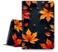 DIGTIALL Case for 6.8" Kindle Paperwhite 11th Generation 2021/2024 & Kindle Signature Edition, PU Leather Smart Cover with Multi-Angle Stand & Auto Wake/Sleep,Autumn Maple Leaf
