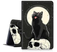 DIGTIALL Case for iPad Air 11 2024-2026 & iPad Air 6th/5th/4th Gen 10.9",Ultra Slim PU Leather Smart Cover with Multi-Angle Viewing Stand,Auto Sleep/Wake Protective Folio Shell,Black Cat Roars