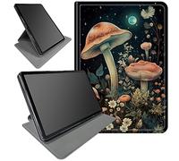 DIGTIALL Case for Samsung Galaxy Tab S8 Plus 2022/S7 FE 2021/S7 Plus 2020 12.4",360 Degree Rotating Swivel Stand Protective Cover for Samsung Tab S7 FE 2021/S8+ 2022/S7+ 2020,Moon Mushroom